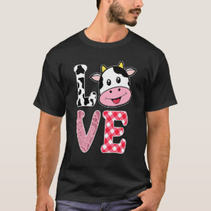 I Love Cow Shirt Toddler For Boys Girls Cow Lover