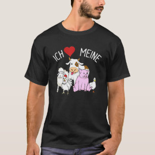 I Love Cows Cool Farm Animal Farmer Animals T-Shirt