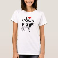 I love cows fun t-shirt
