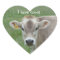 I Love Cows Heart Sticker