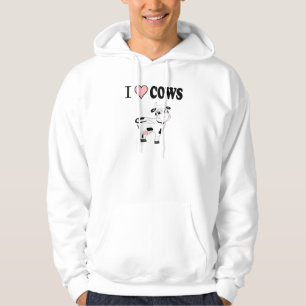 I Love Cows Hoodie