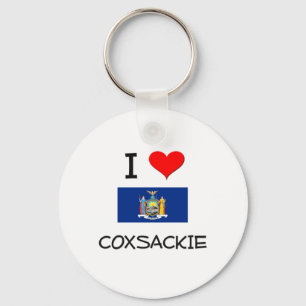 I Love Coxsackie New York Key Ring
