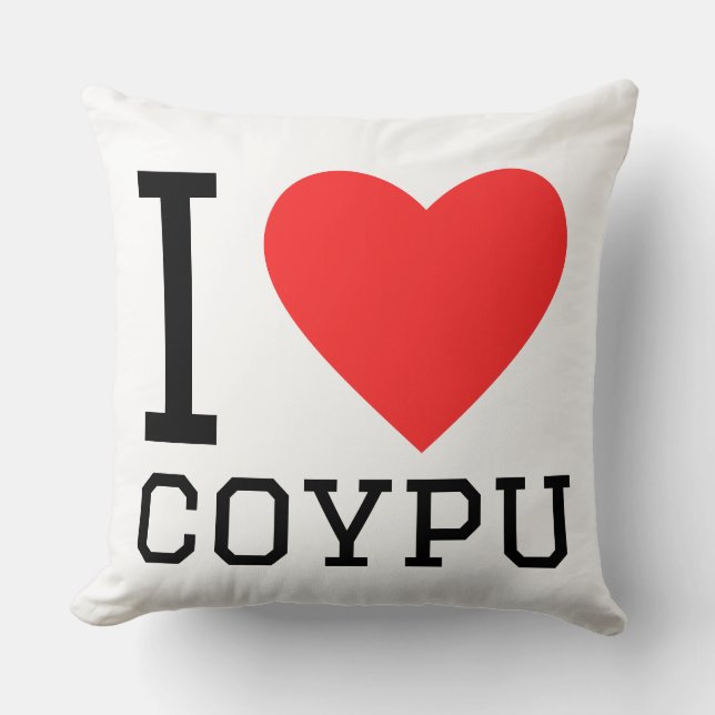 I love coypu cushion (Front)