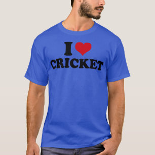 I Love Cricket  T-Shirt