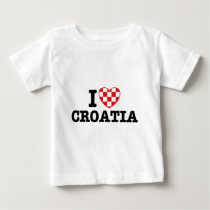 I Love Croatia Baby T-Shirt