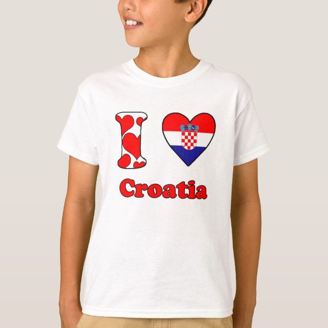 I love Croatia T-Shirt (Front)