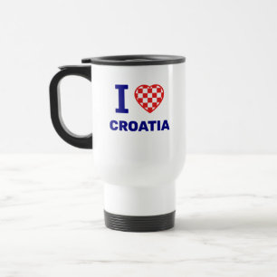 I love croatia travel mug