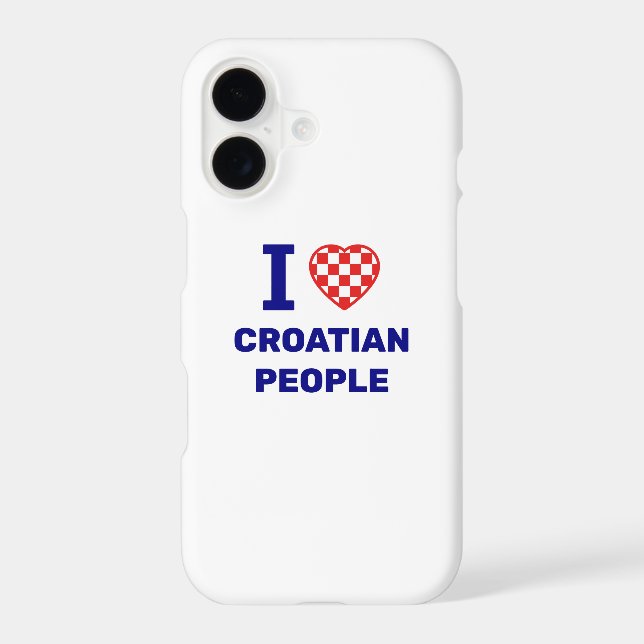 I Love Croatian People (Back)