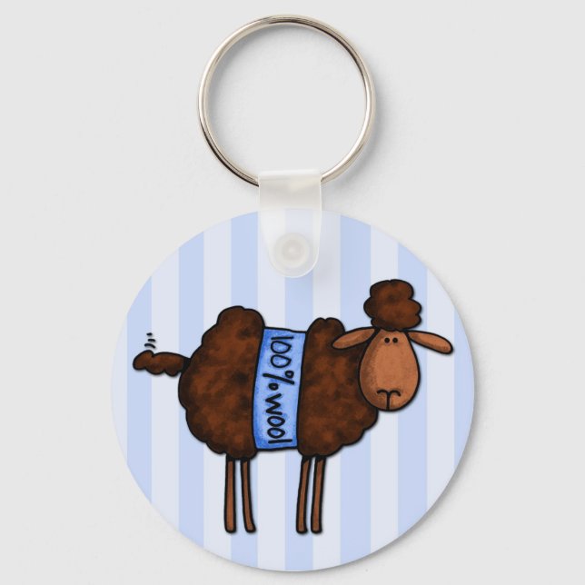 i love crochet key ring (Front)