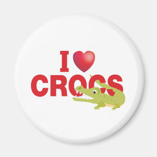 i love crocs magnet