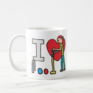 I Love Croquet Coffee Mug