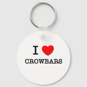 I Love Crowbars Key Ring