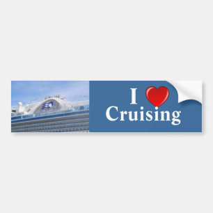 I Love Cruising Pr Bumper Sticker