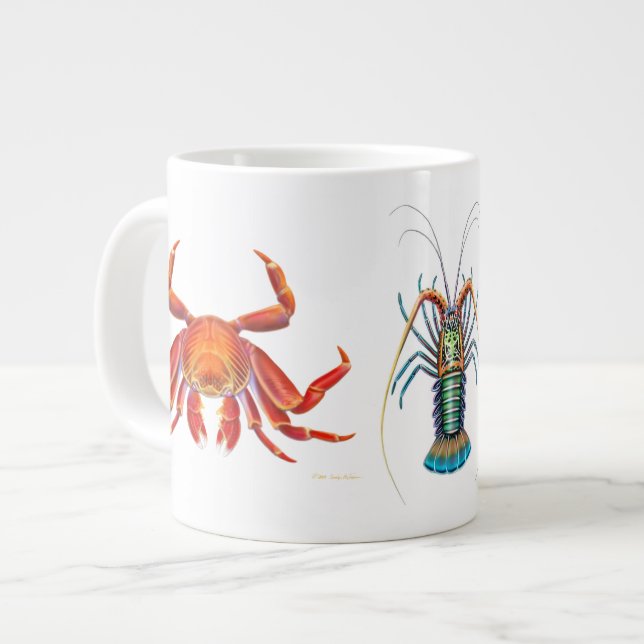 I Love Crustaceans Mug (Front Left)