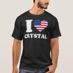 I love Crystal I heart Crystal T-Shirt