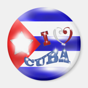 I love Cuba Magnet
