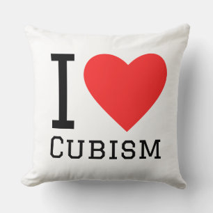 I love cubism cushion