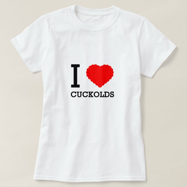 I Love Cuckolds Tee Shirt (Design Front)