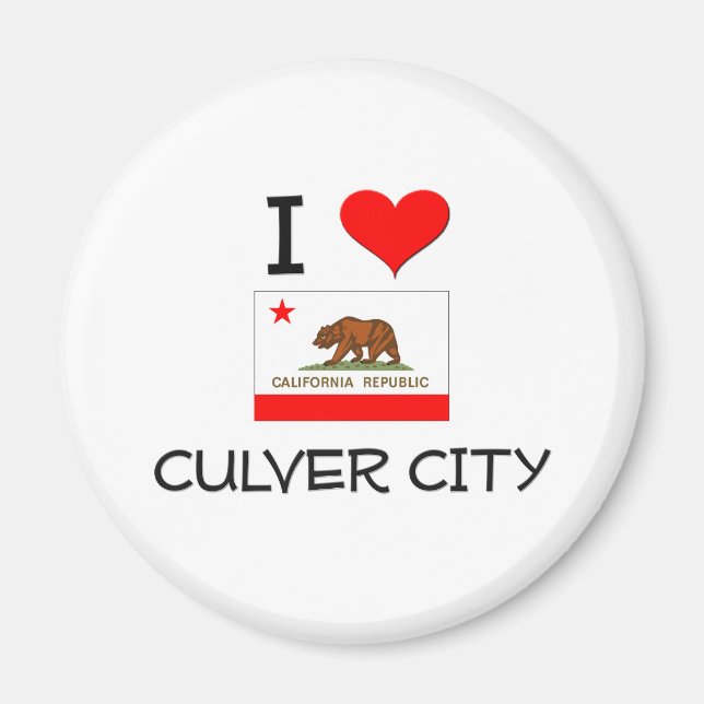 I Love CULVER CITY California Magnet (Front)