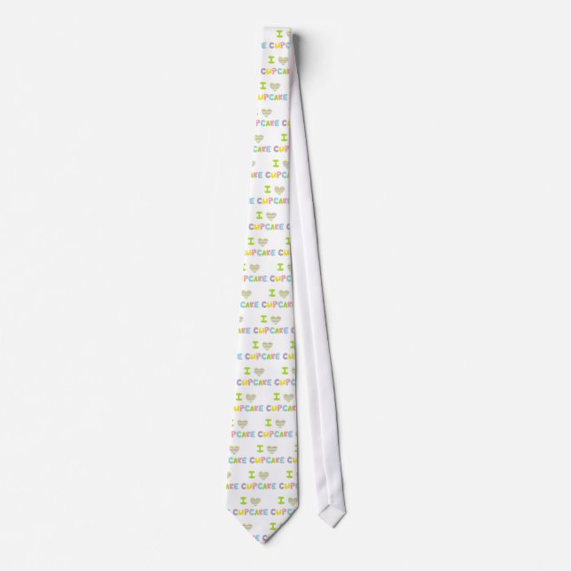 I Love Cupcake Tie (Front)