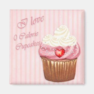 I Love Cupcakes Refrigerator Magnet