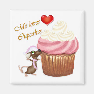I love Cupcakes Refrigerator Magnet