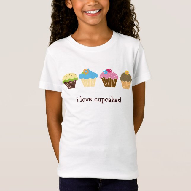 I Love Cupcakes Shirt (Front)