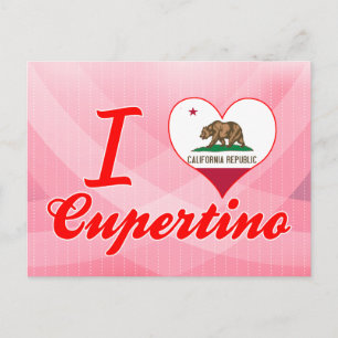 I Love Cupertino, California Postcard