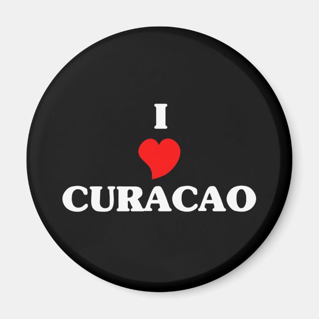 I Love Curacao Magnet (Front)