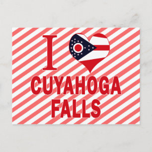 I love Cuyahoga Falls, Ohio Postcard