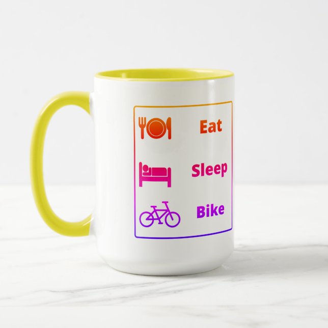 I love cycling mug (Left)