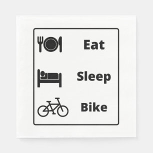 I love cycling napkin