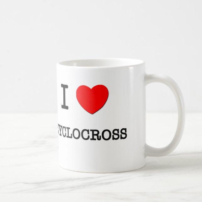 I Love Cyclocross Coffee Mug (Right)