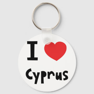 I love Cyprus Key Ring