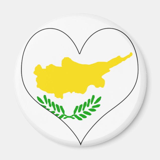 I Love Cyprus Magnet (Front)
