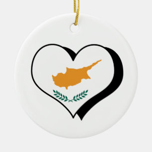 I Love Cyprus Ornament