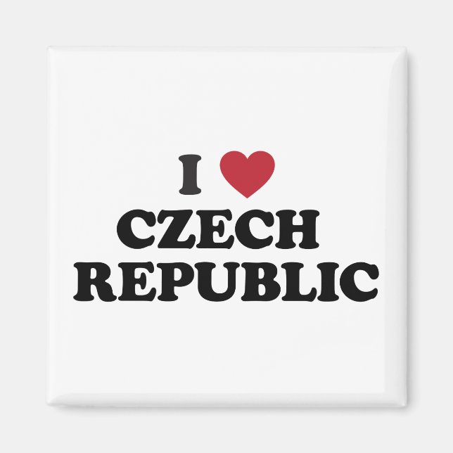 I Love Czech Republic Magnet (Front)
