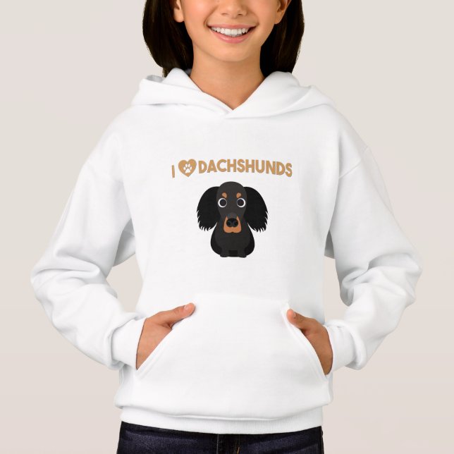 I LOVE DACHSHUNDS (Front)