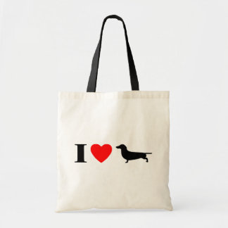 I Love Dachshunds Bag