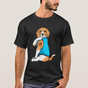 I Love Dad - Beagle Dog Owner Animal Breeder Puppy T-Shirt