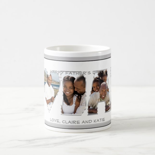I Love Dad Photo Mug (Center)
