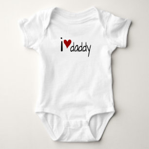 I Love Daddy Baby Bodysuit