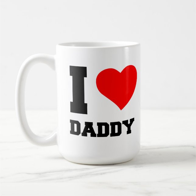 I LOVE DADDY COFFEE MUG (Left)