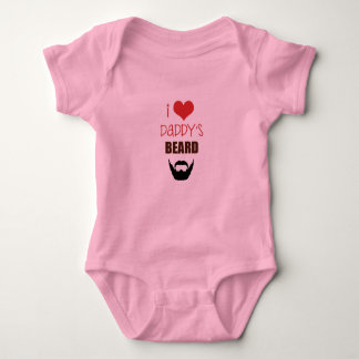 I LOVE DADDY'S BEARD BABY BODYSUIT