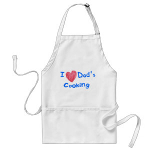 I LOVE DADS COOKING - DADS IN THE KITCHEN APRON