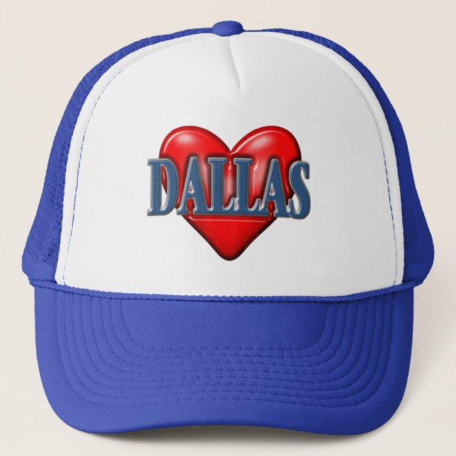 I love Dallas Texas Trucker Hat (Front)