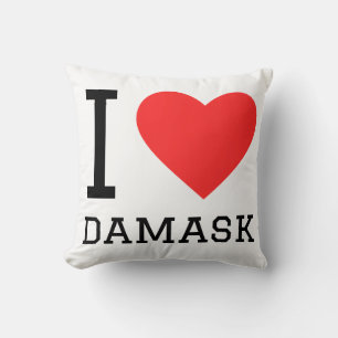 I love damask cushion