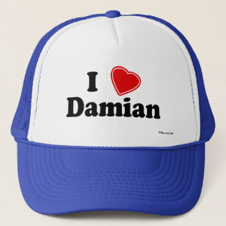 I Love Damian Trucker Hat