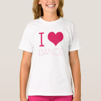 "I Love Dance" Dance Practice Wear