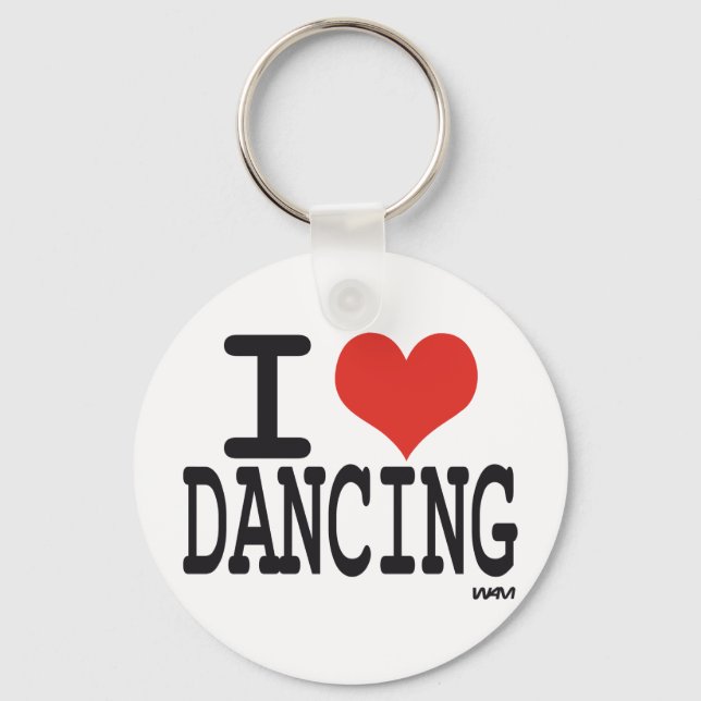 I love dancing key ring (Front)